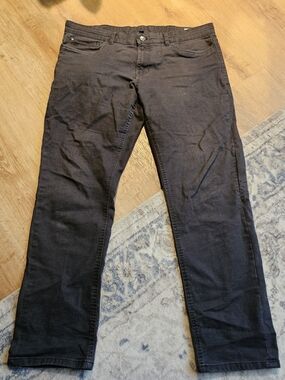 English Laundry Men's 5 Pocket Pants Black Shadow 38X 32  Jeans Casual Work